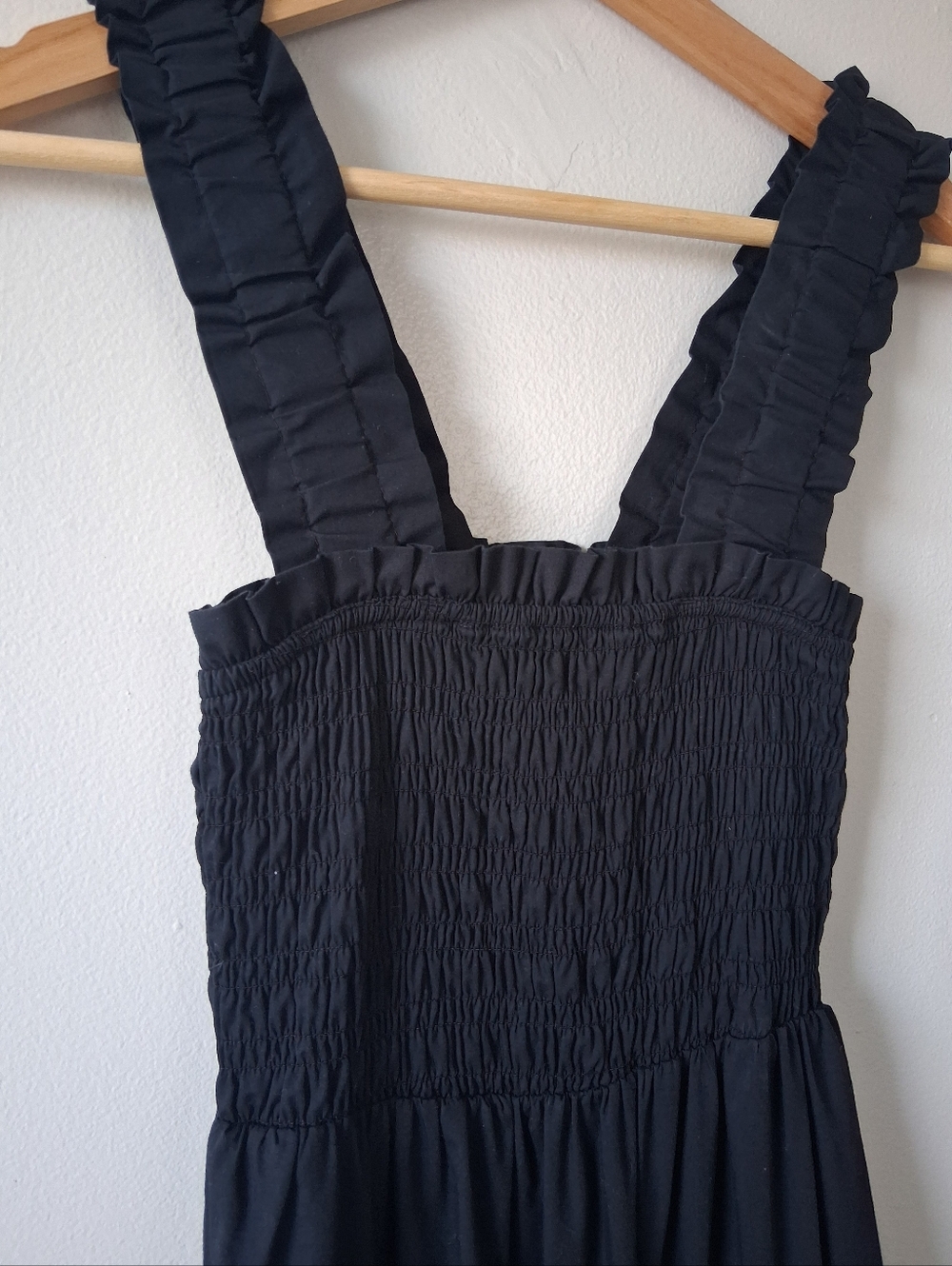 Abercrombie & Fitch Black Maxi Dress Cotton & Poly Mix - Picture 2 of 5